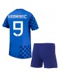 Billige Kroatia Andrej Kramaric #9 Bortedraktsett Barn VM 2026 Kortermet (+ Korte bukser)